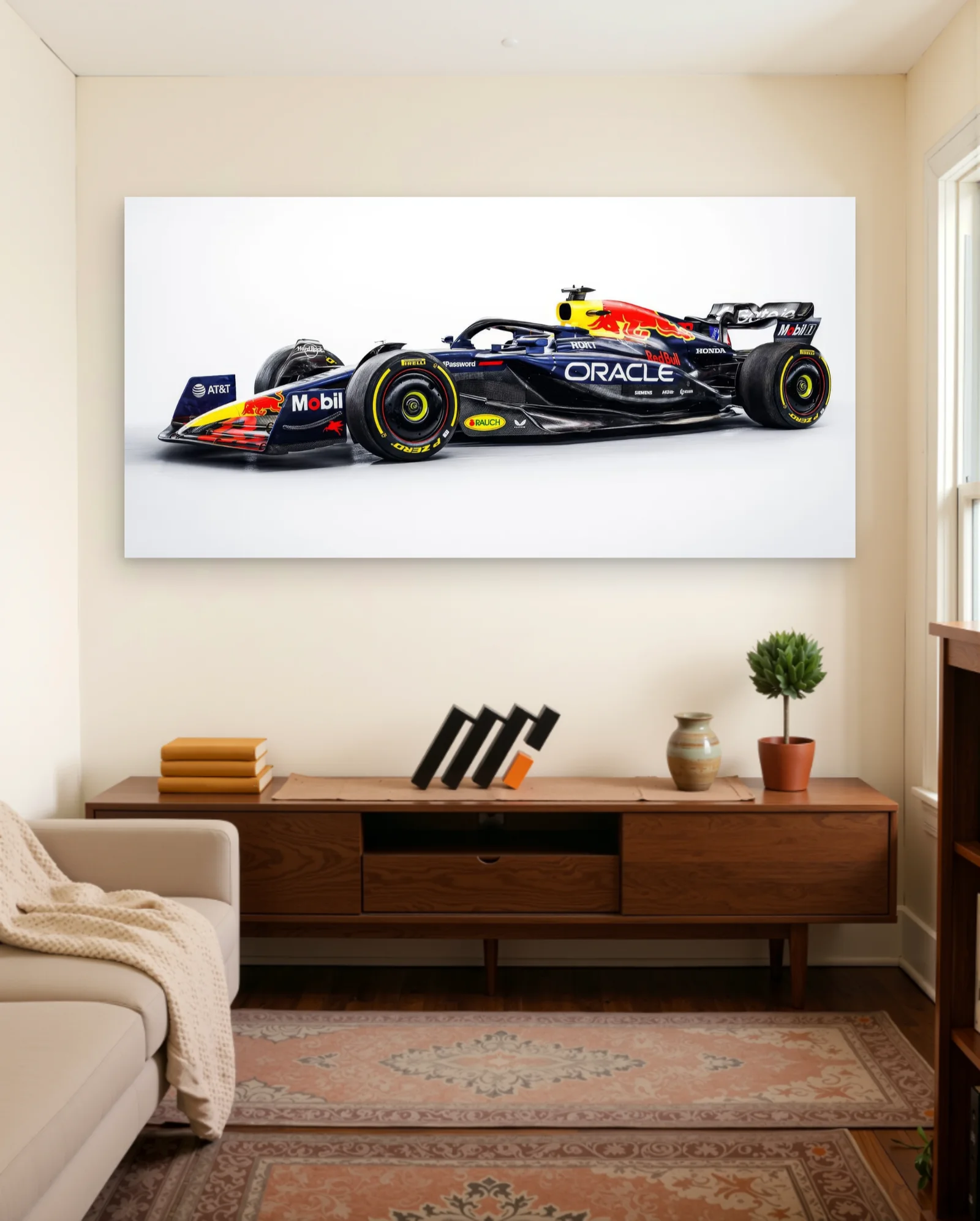2025 Red Bull Racing RB21 Poster — framed wall art poster by Memocult