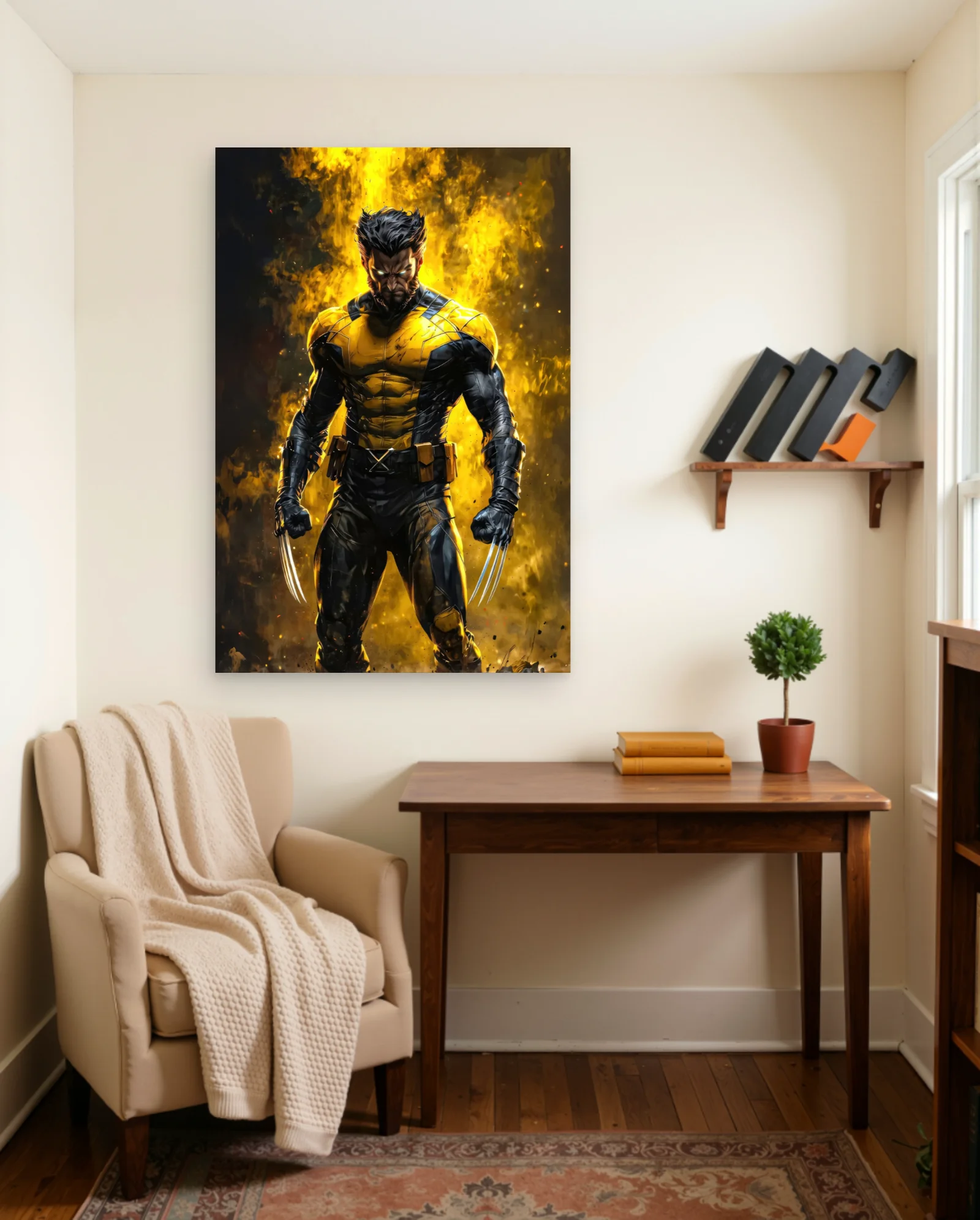 Wolverine Poster — framed wall art poster by Memocult