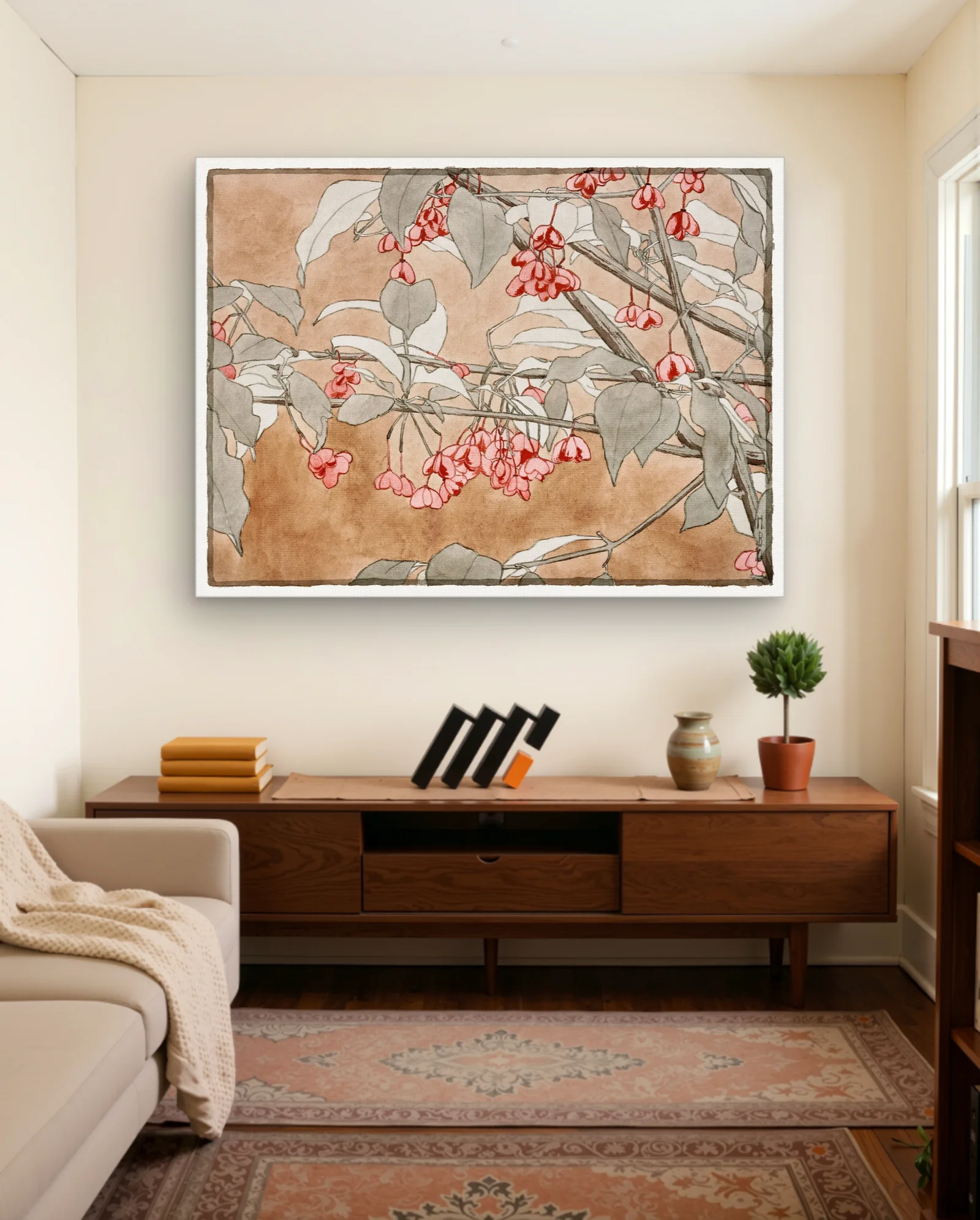 Burning Bush 1915 Art Print — framed wall art poster by Memocult