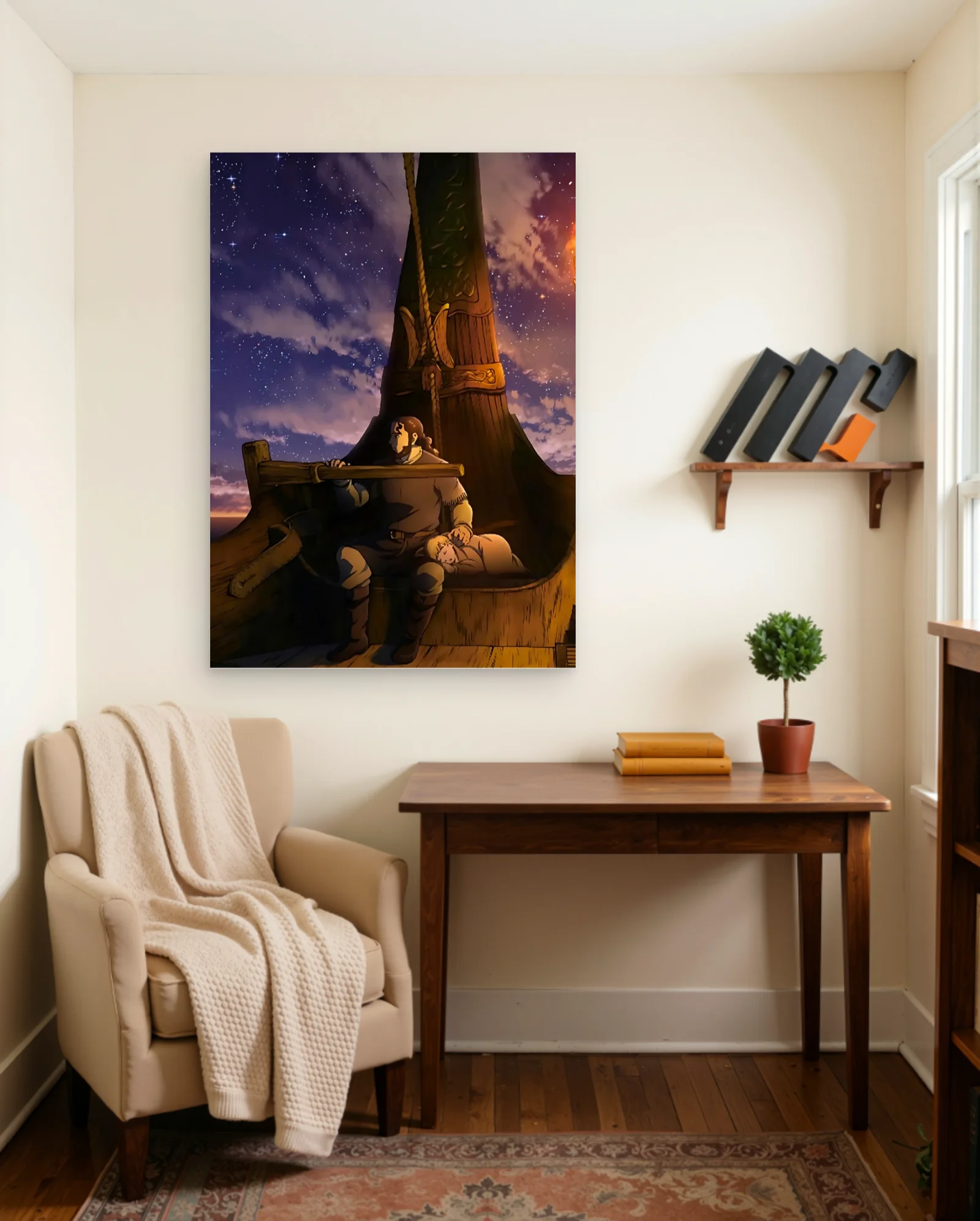 Vinland Saga Poster — framed wall art poster by Memocult