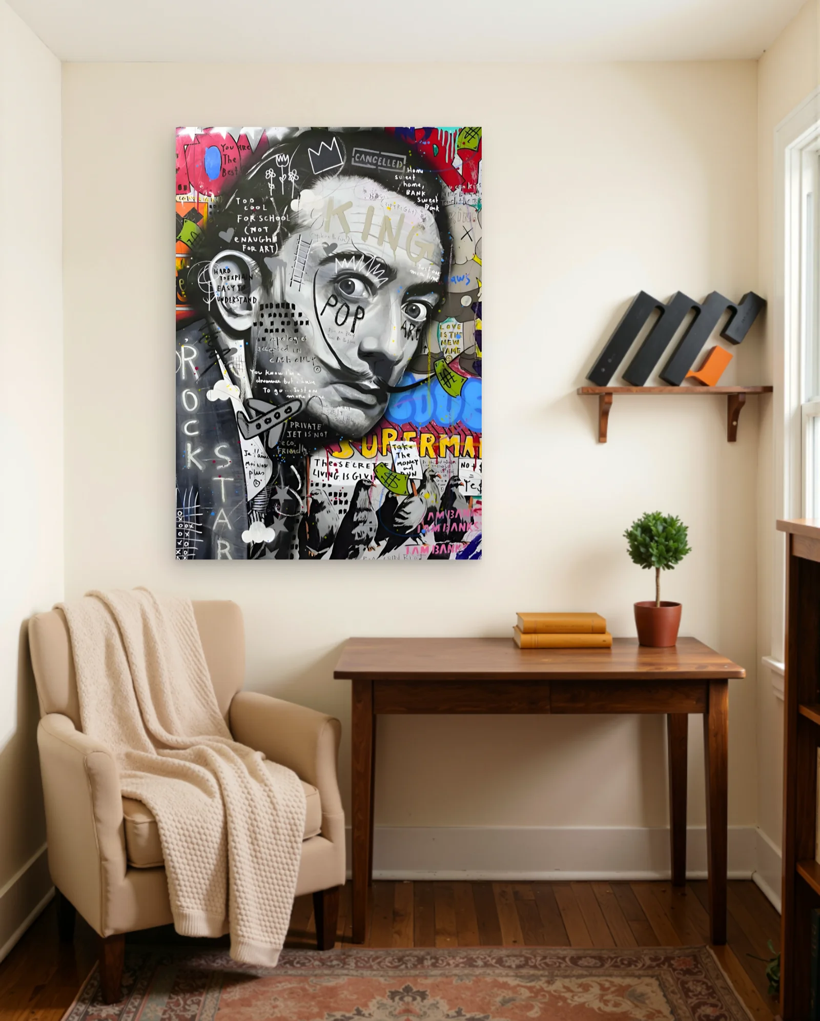 Salvador Dali Poster — framed wall art poster by Memocult