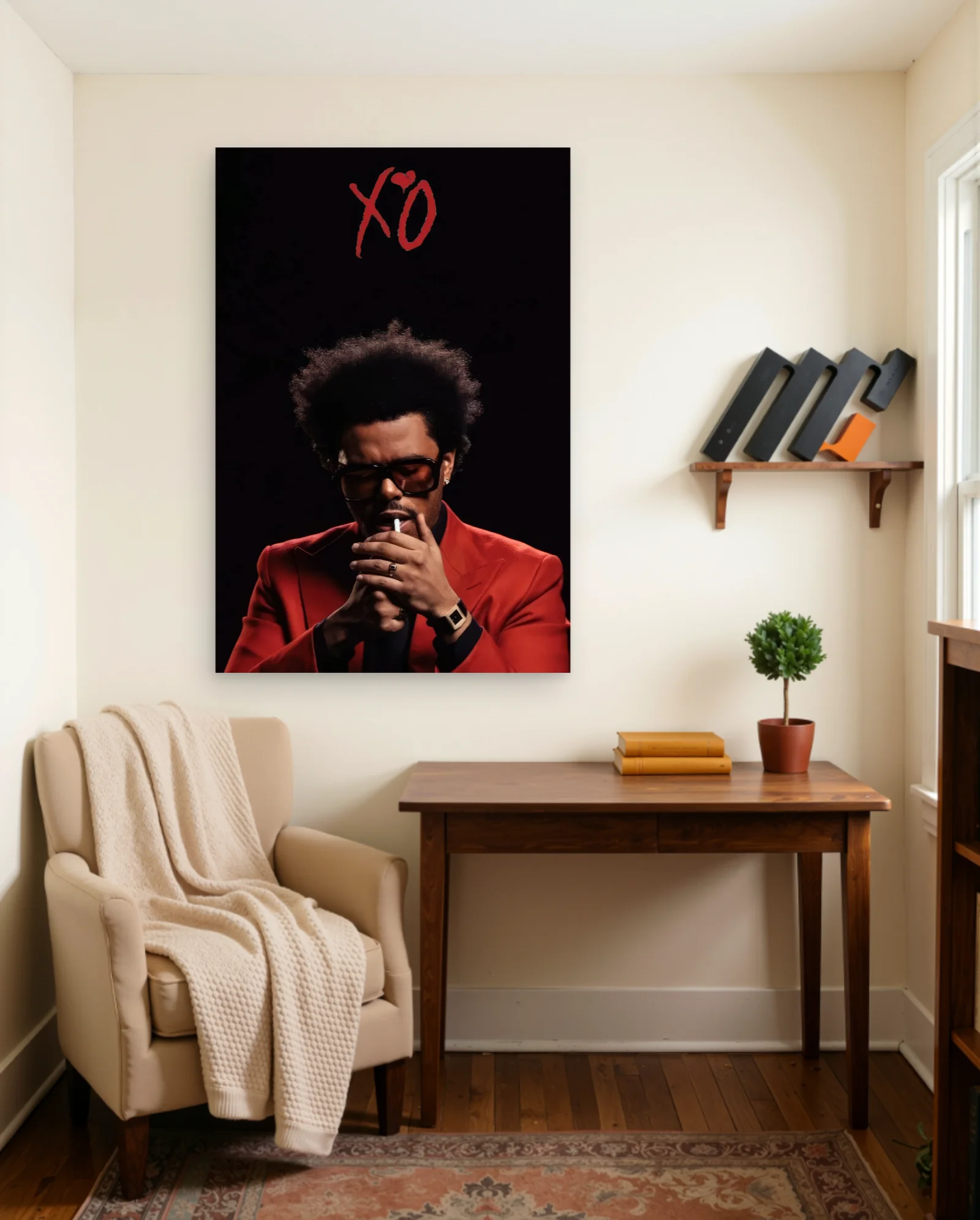 The Weeknd XO Poster — framed wall art poster by Memocult