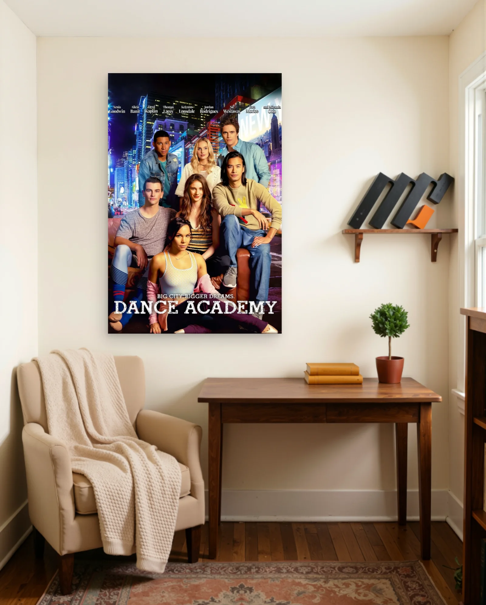Dance Academy Poster — framed wall art poster by Memocult