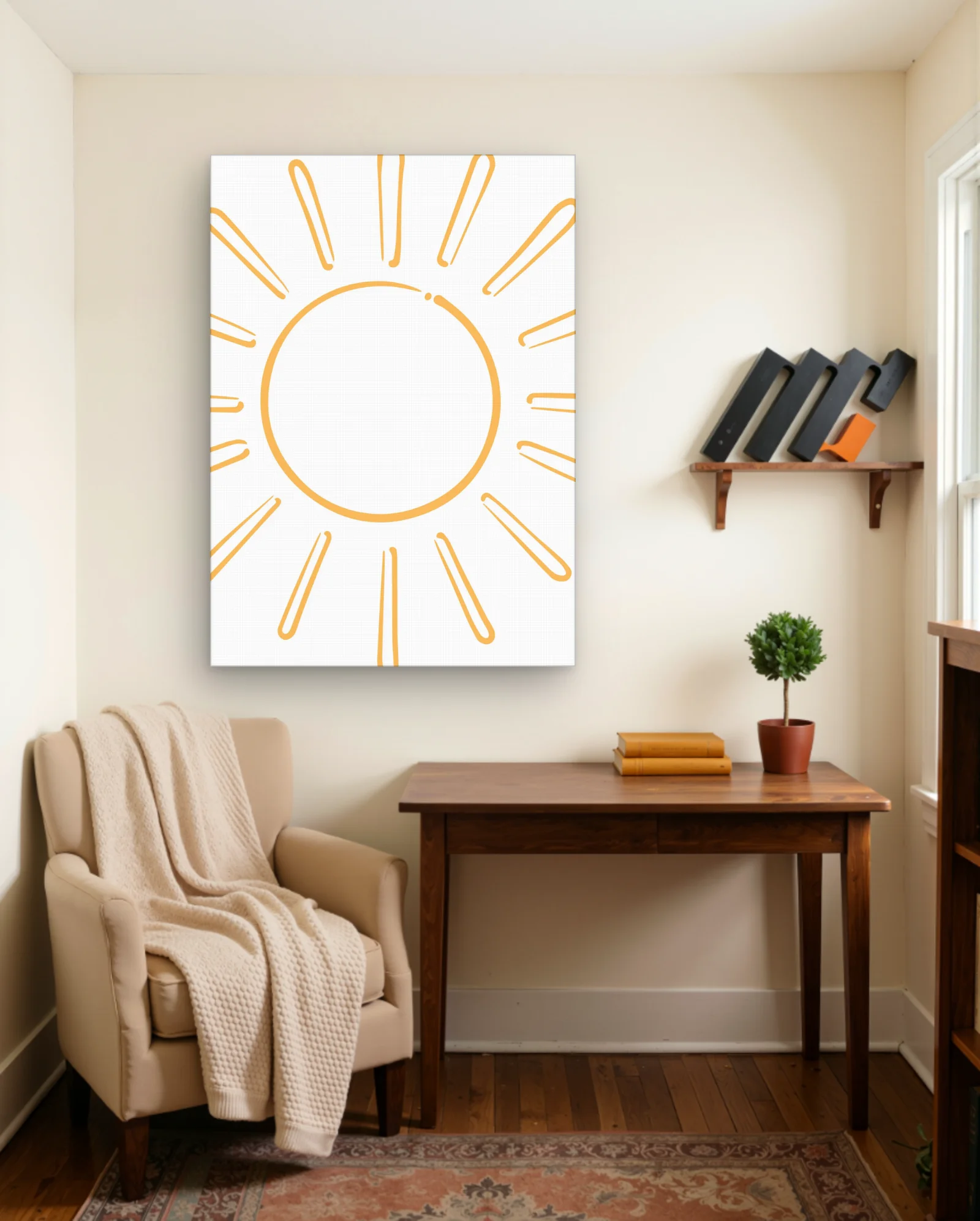 Sun Wall Art — Modern Digital Art abstract & modern wall art poster