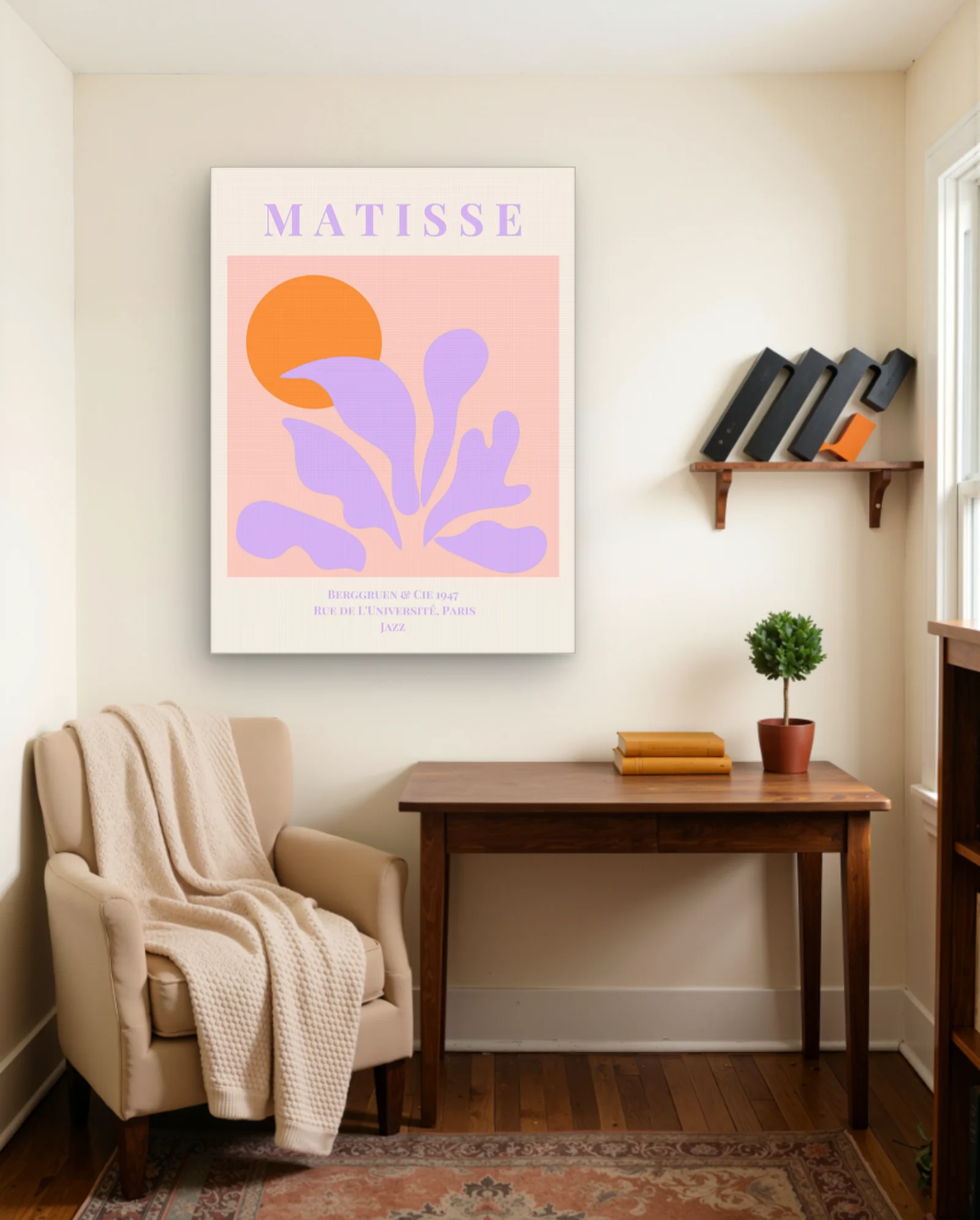 Matisse Jazz Cutout Wall Art — Abstract abstract & modern wall art poster