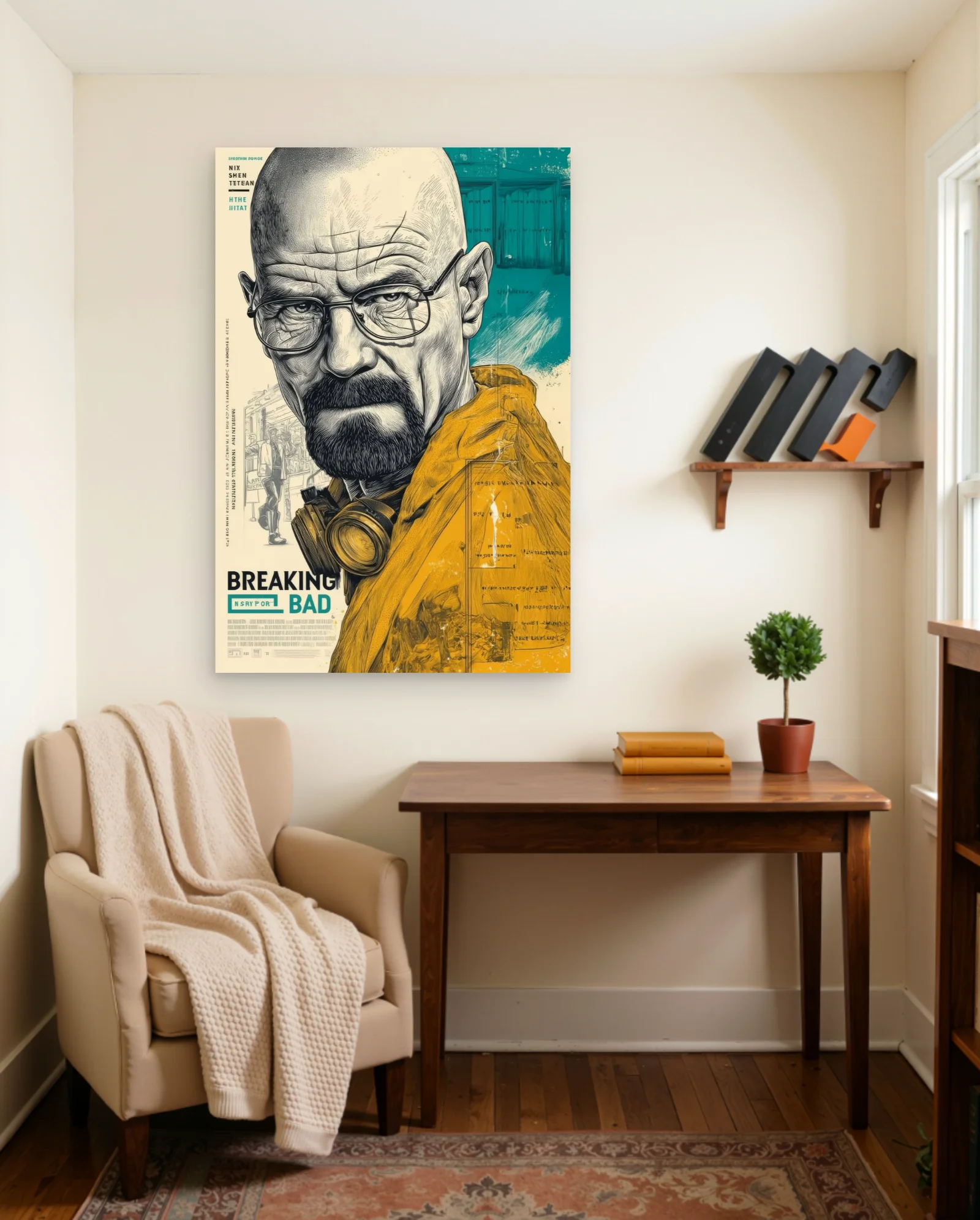 Breaking Bad Poster — framed wall art poster by Memocult