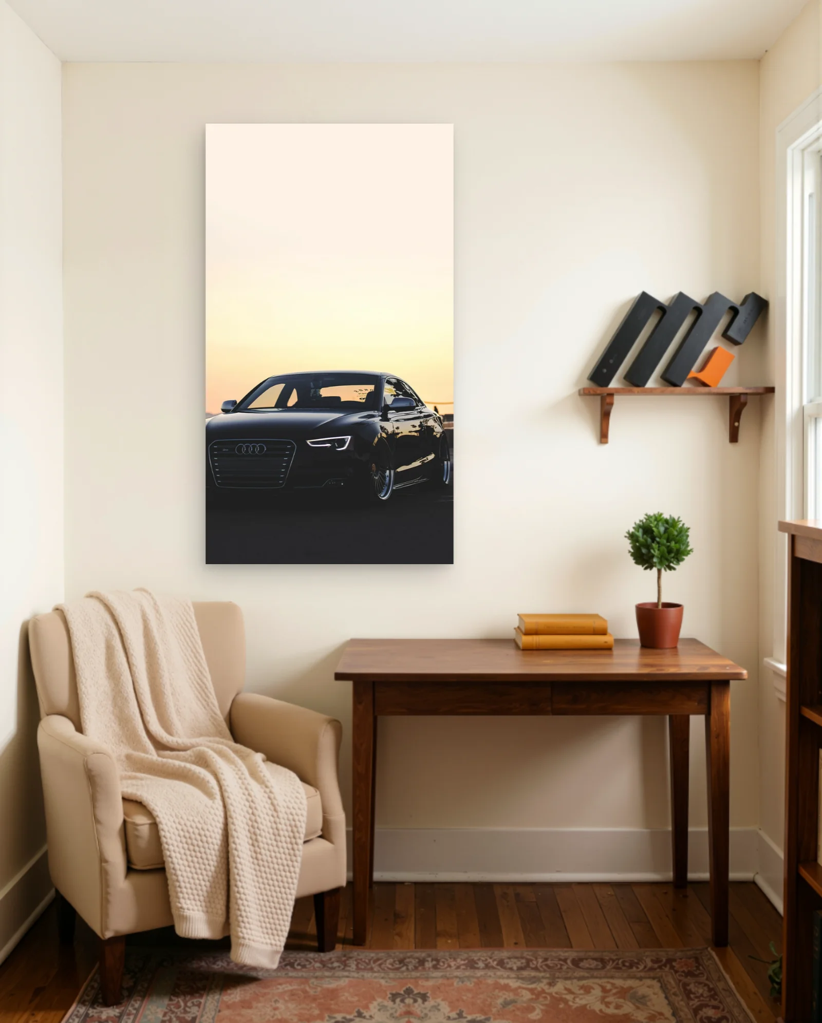 Audi S5 Poster — framed wall art poster by Memocult