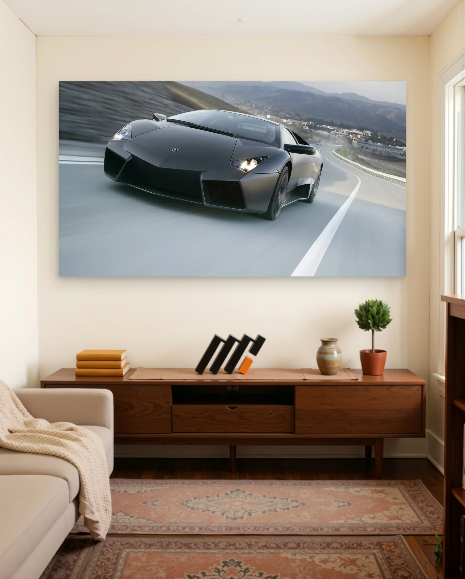 Lamborghini Reventón Poster — framed wall art poster by Memocult