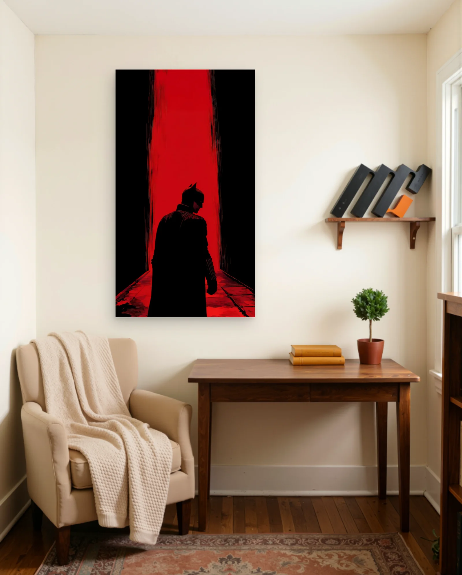 Batman Poster — framed wall art poster by Memocult