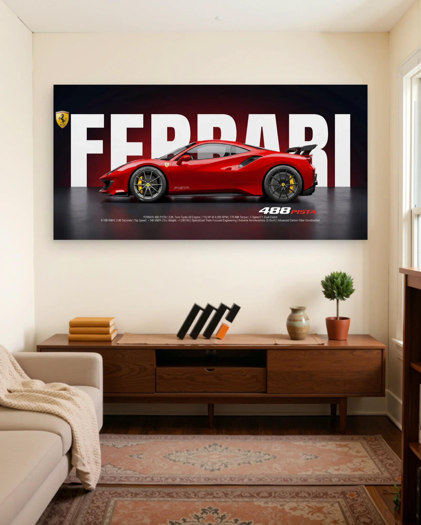 Ferrari 488 Pista Poster — Memocult