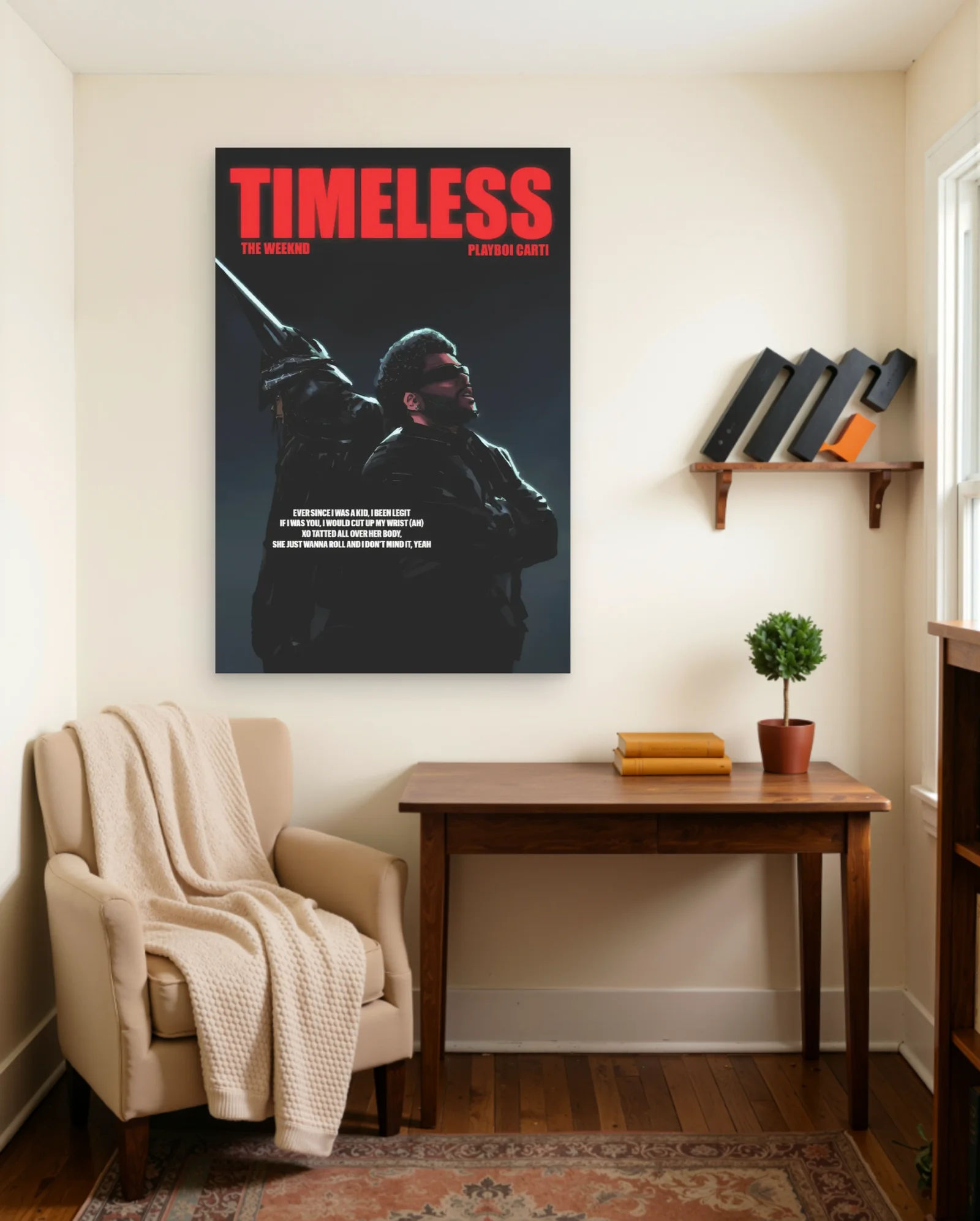 The Weeknd Playboi Carti Timeless Poster — framed wall art poster by Memocult