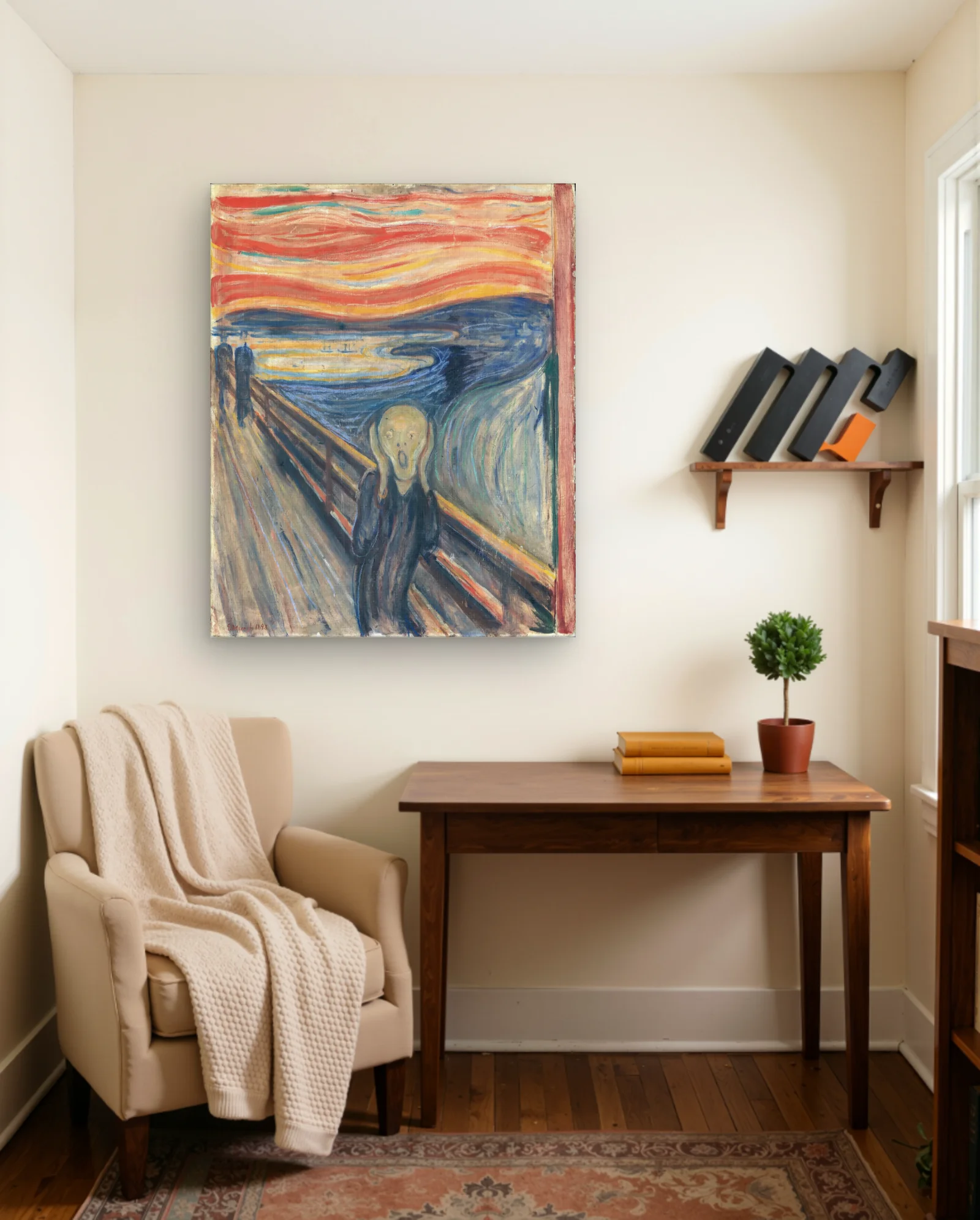 The Scream Wall Art — Abstract abstract & modern wall art poster