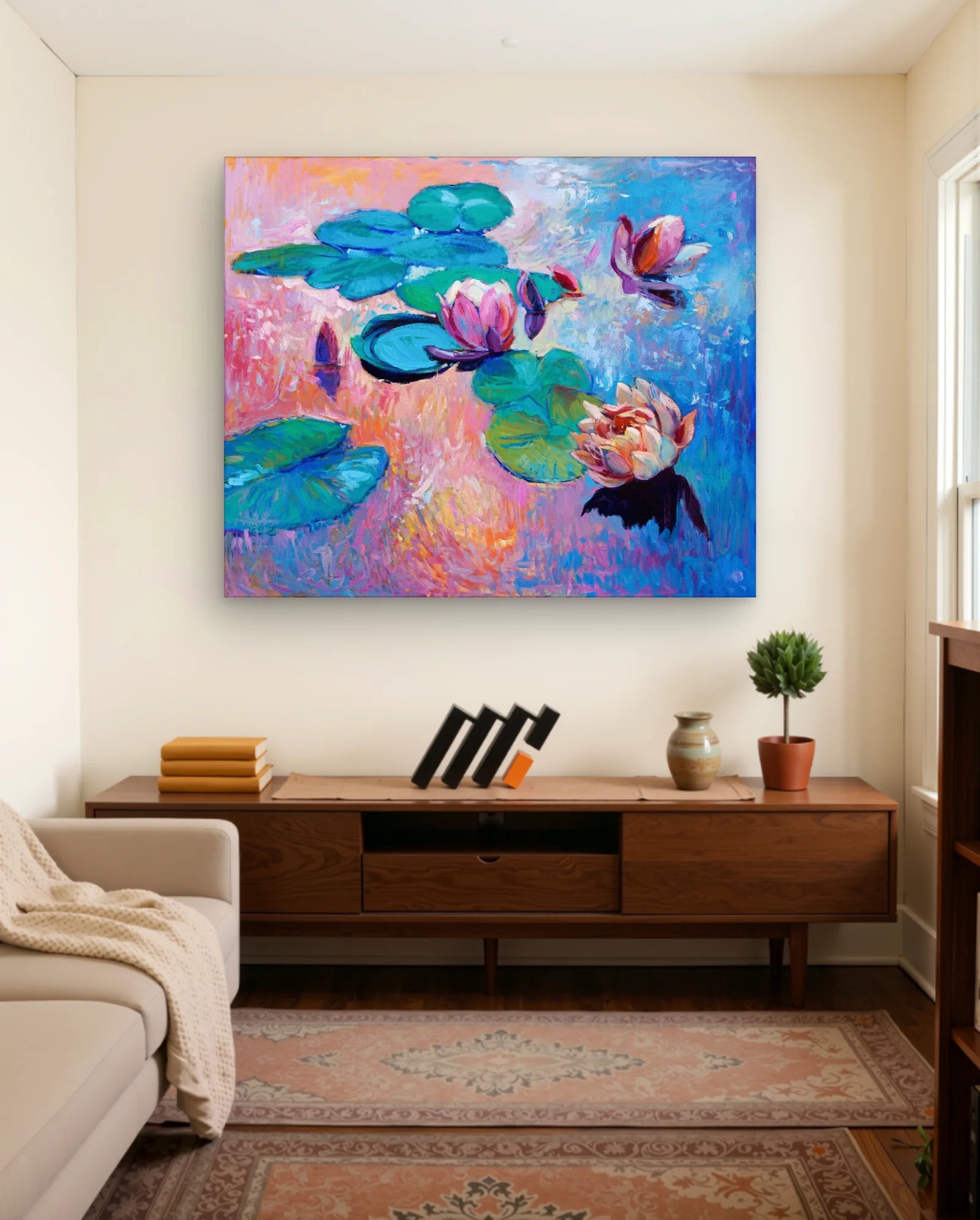 Water Lilies Wall Art — Botanical botanical & nature wall art poster