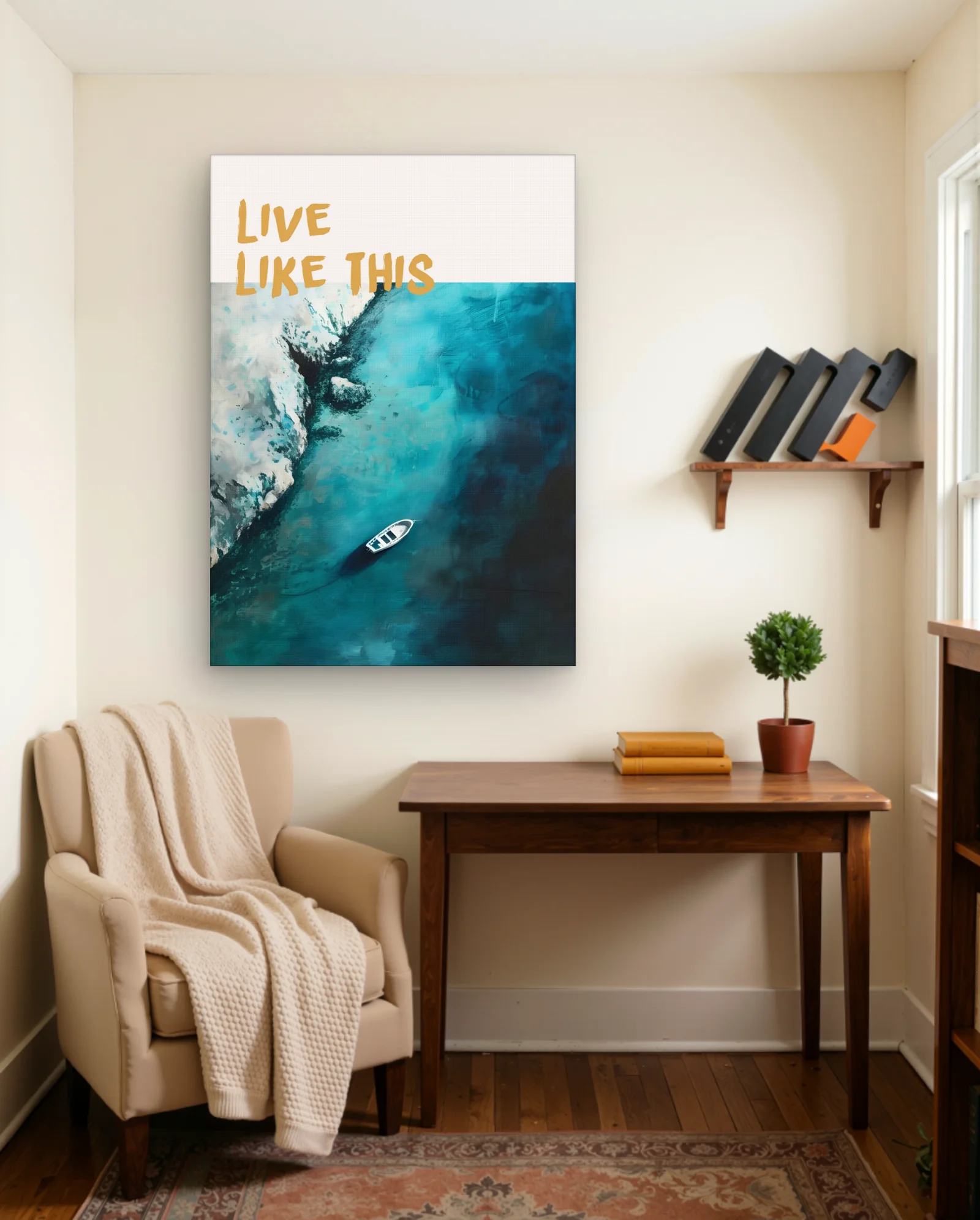 Live Like This Wall Art — Abstract abstract & modern wall art poster