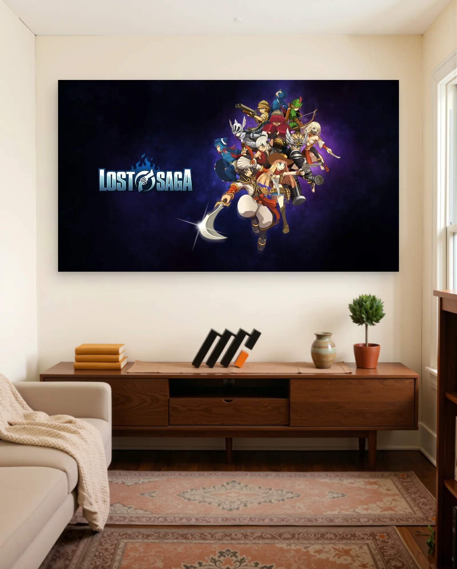 Lost Saga Poster — framed wall art poster by Memocult