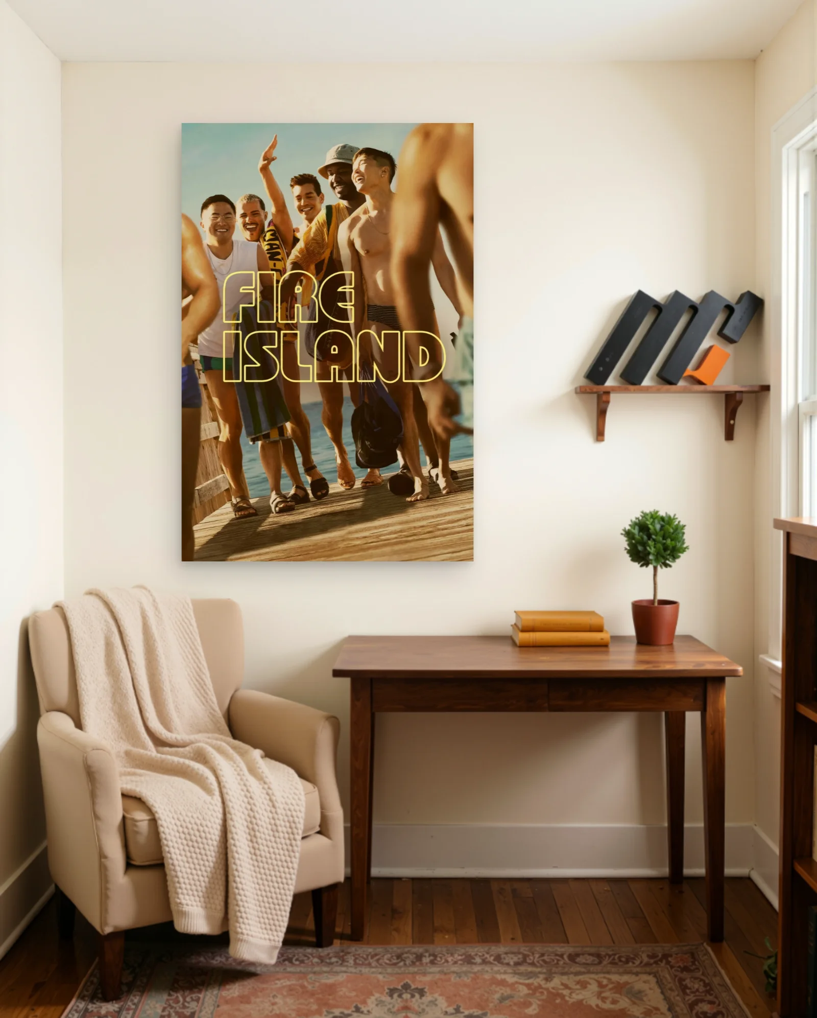 Fire Island Poster — framed wall art poster by Memocult