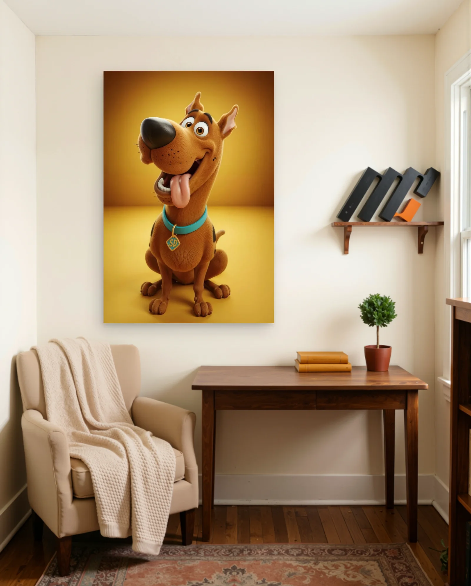 Scooby Doo Poster — framed wall art poster by Memocult