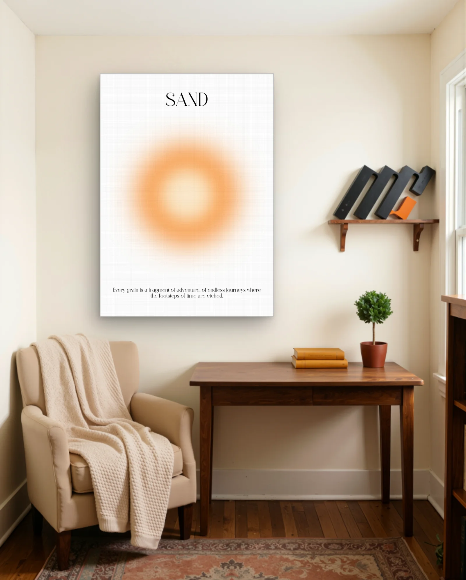 Every grain is a fragment of adventure Wall Art — framed wall art poster by Memocult