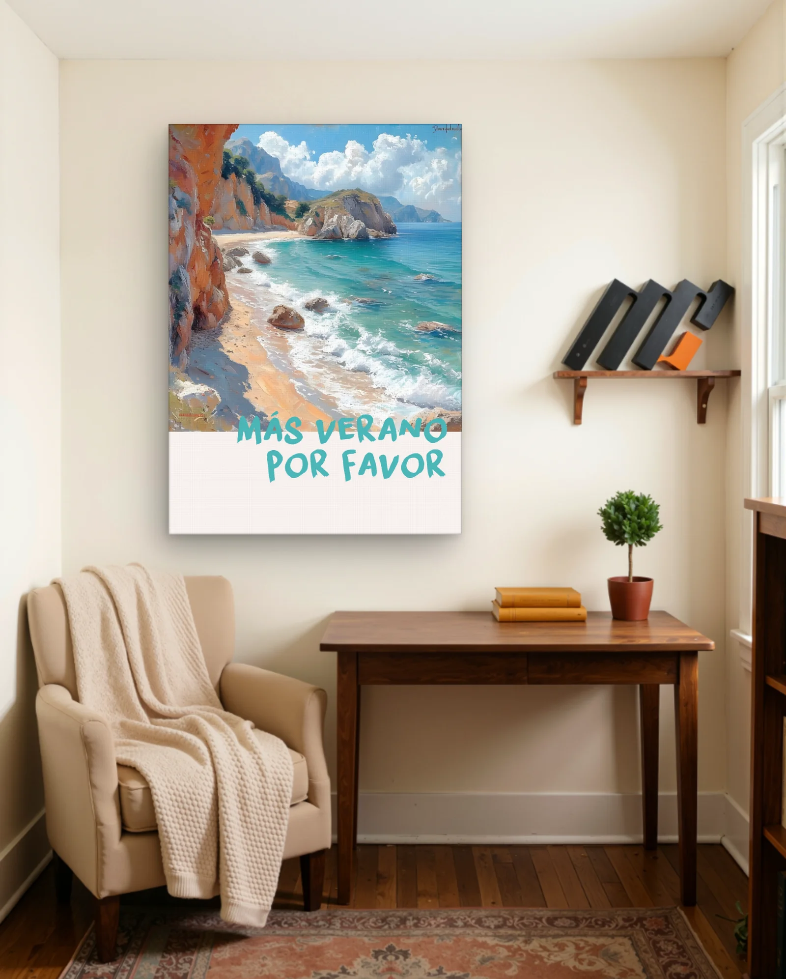 Más Verano Por Favor Wall Art — Aesthetic Moods abstract & modern wall art poster