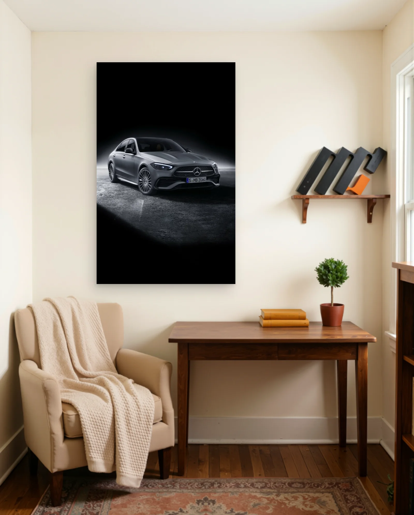 Mercedes-Benz C-Class Poster — framed wall art poster by Memocult