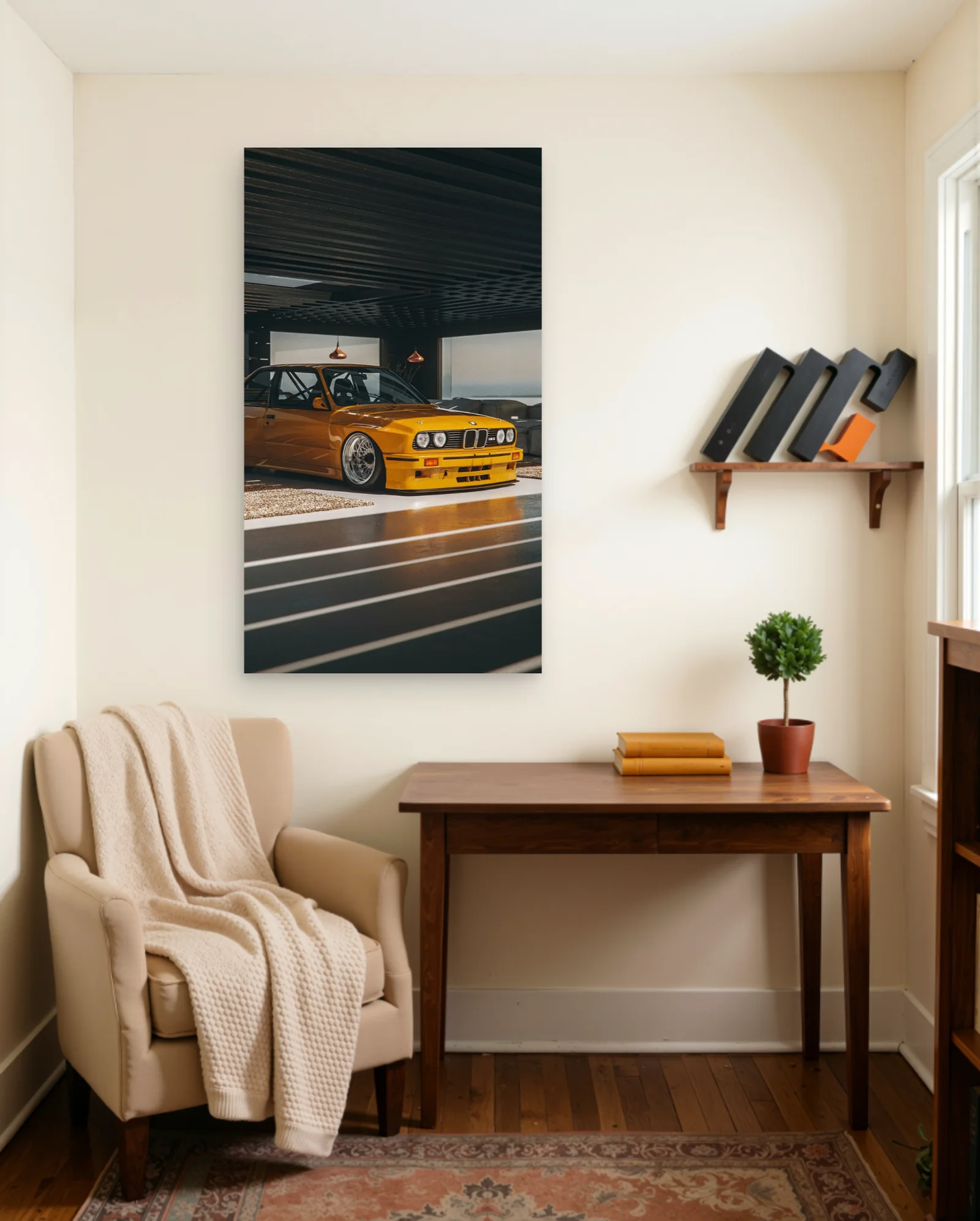 BMW E30 M3 Poster — framed wall art poster by Memocult