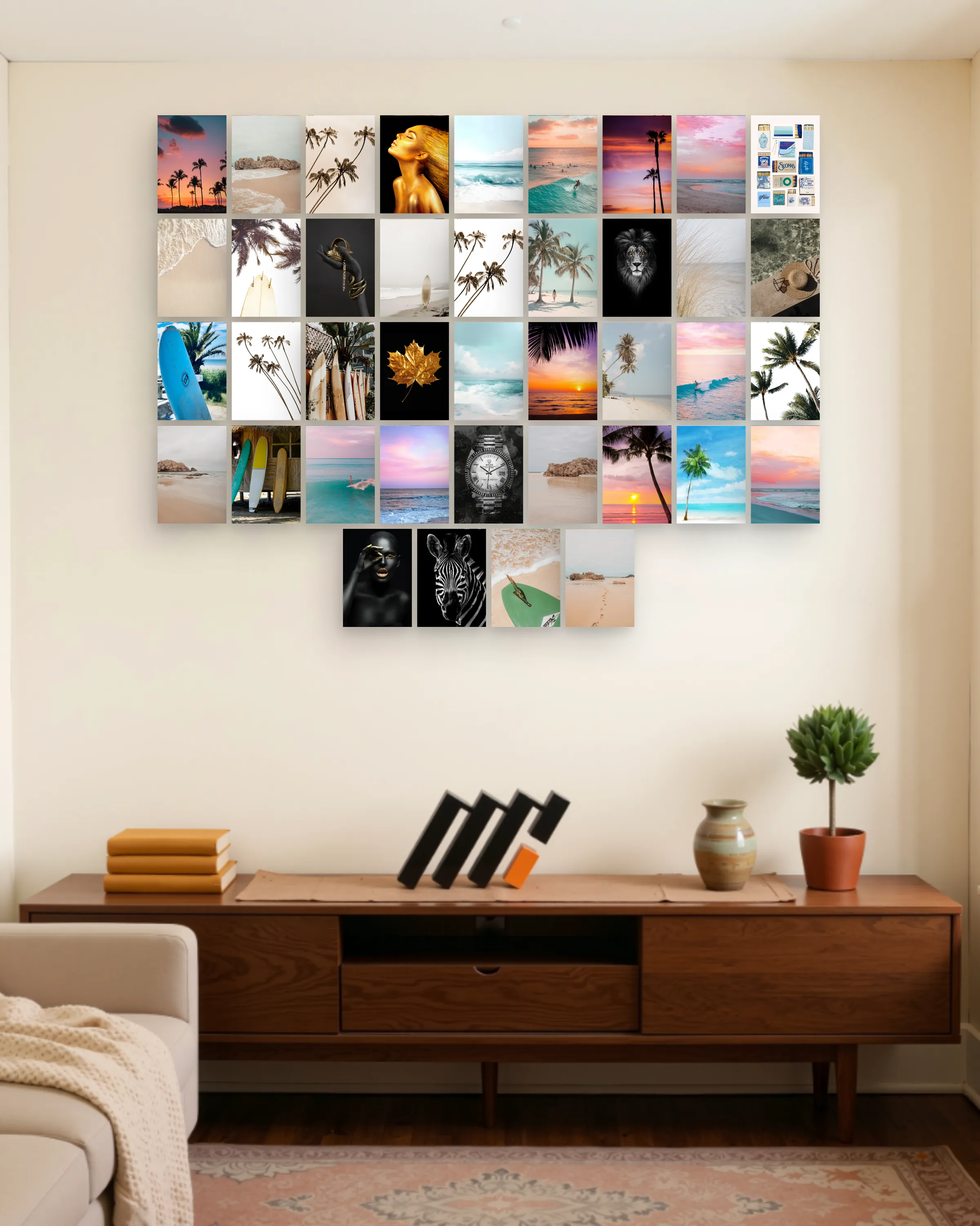 Photography Collection Pack of 40 — set on a wall