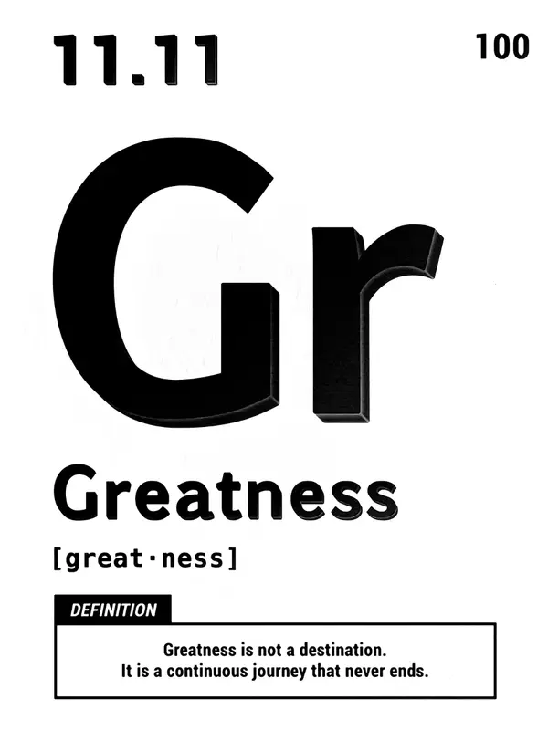Greatness Wall Art — Memocult