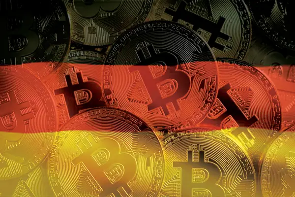 Bitcoin German Flag Wall Art — Memocult
