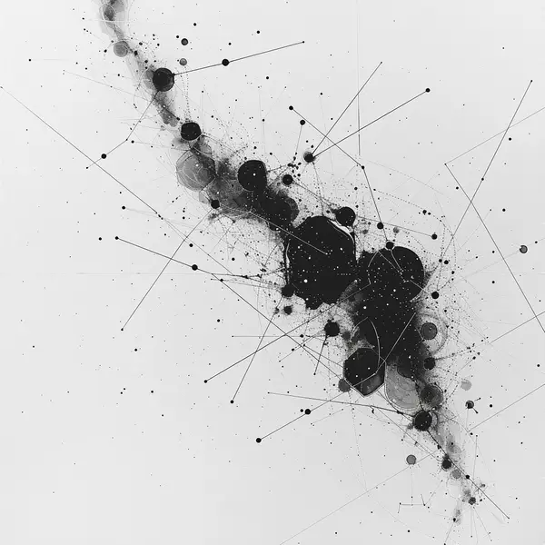 Monochrome Constellation Cluster Wall Art — Memocult