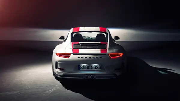 Porsche 911 GT3 RS Red Stripe Poster — Memocult