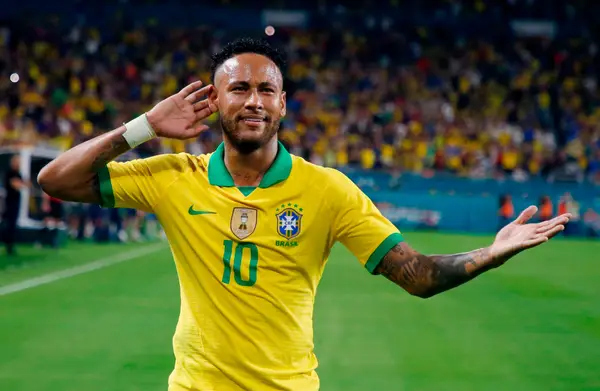 Neymar Jr Brazil Celebration Pose Poster — Memocult