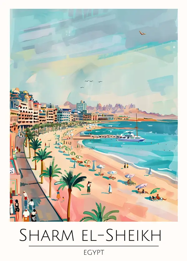 Sharm El Sheikh Egypt Wall Art — Memocult