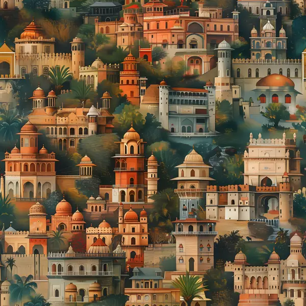 Indian Architecture Collage Photo — Memocult