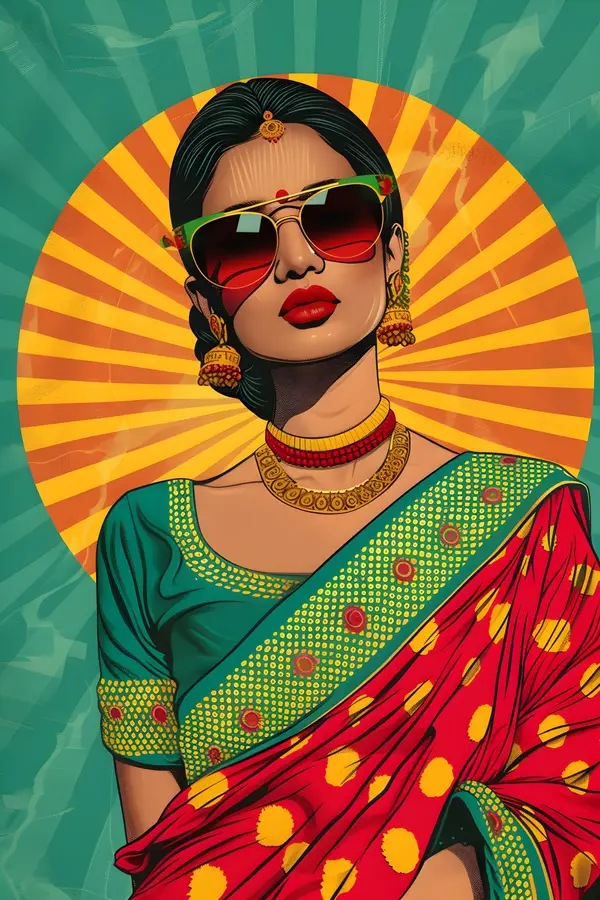 Indian Woman With Sunglasses Photo — Memocult