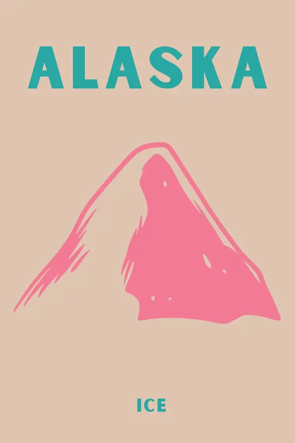 Alaska Ice Mountain Wall Art — Memocult