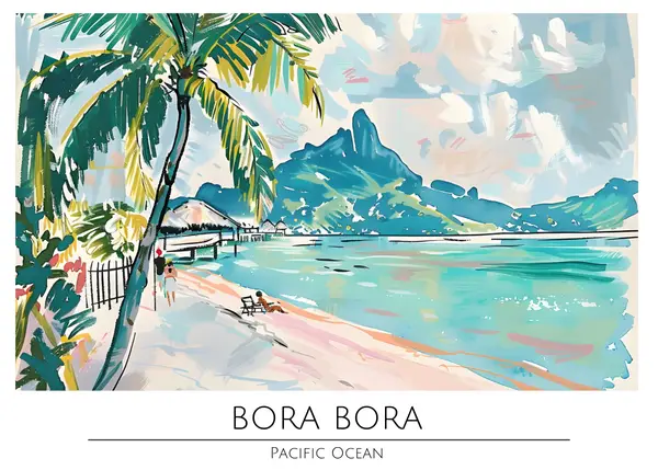 Bora Bora Wall Art — Memocult
