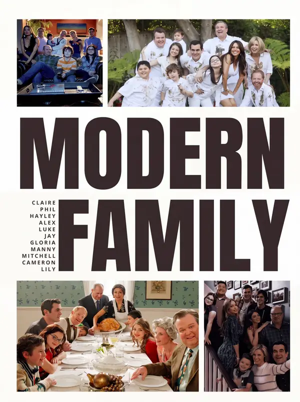 Modern Family Cast Collage Poster — Memocult